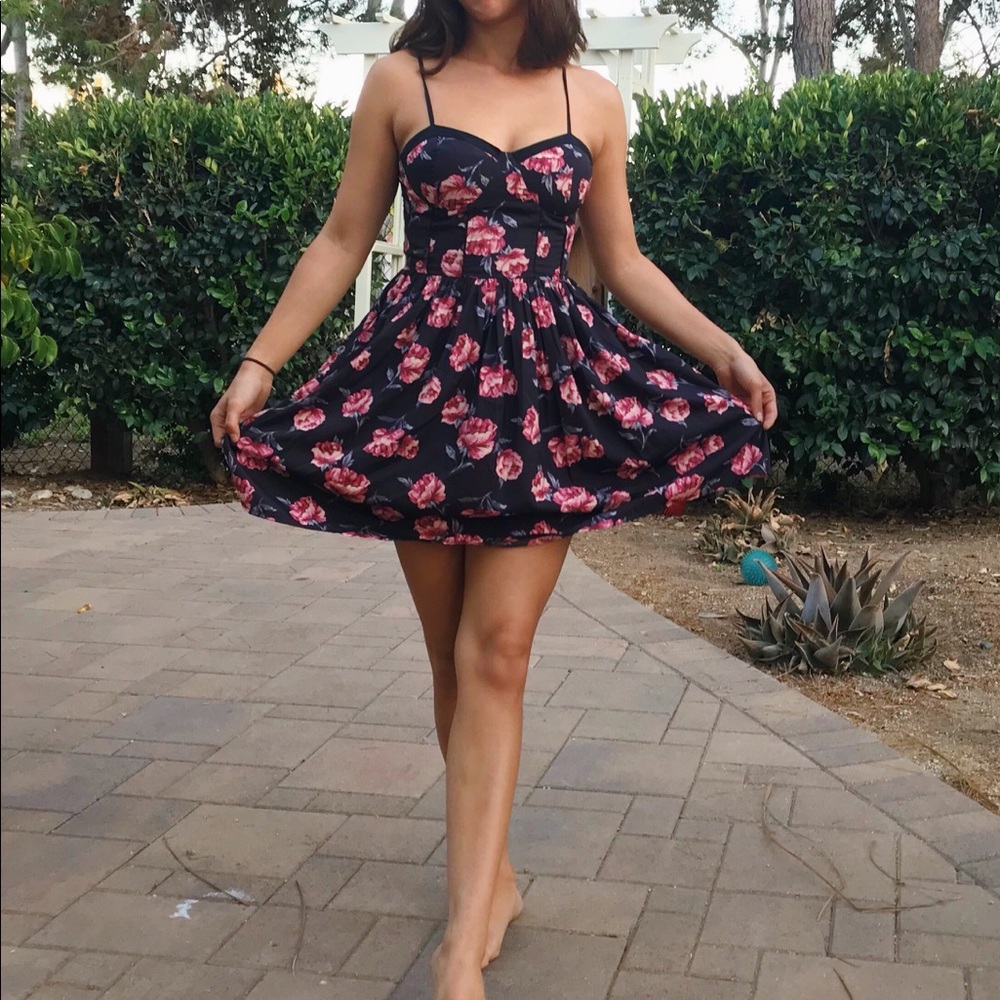 Floral Homecoming dress